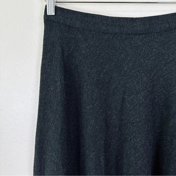 Holt Renfrew Anne Klein Vintage Wool Midi Pull On Skirt - Picture 3 of 12